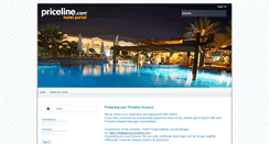 Desktop Screenshot of hotelportal.priceline.com